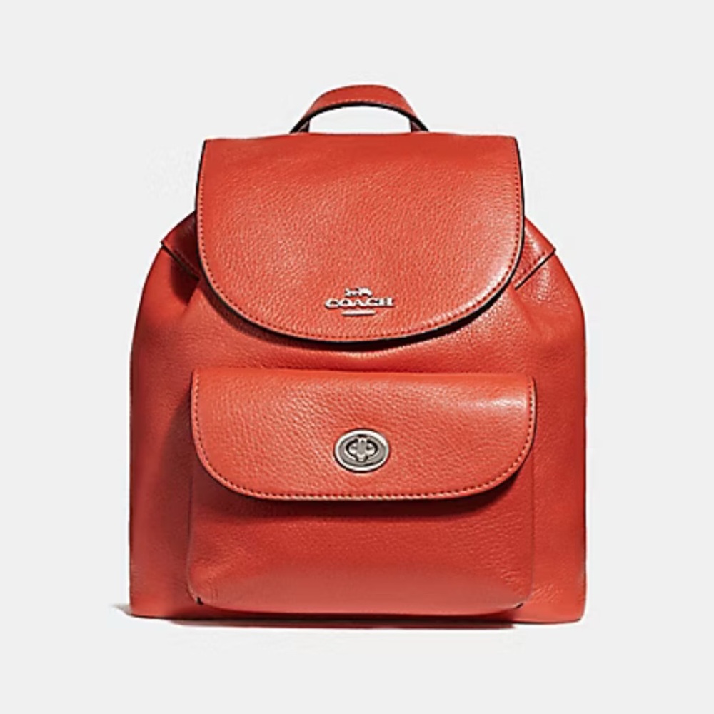 Authentic Coach Mini Billie Backpack Orange